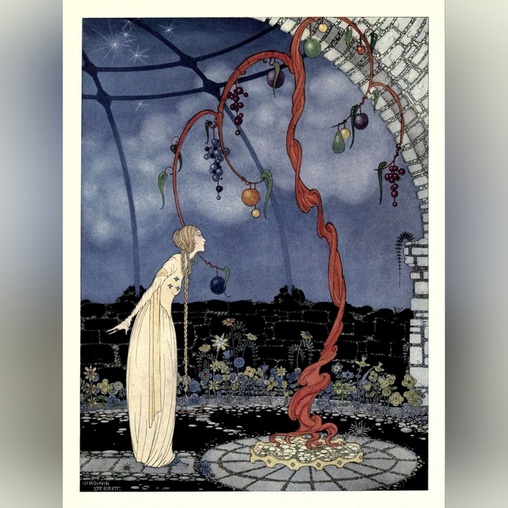 Art Nouveau Style Illustration Print